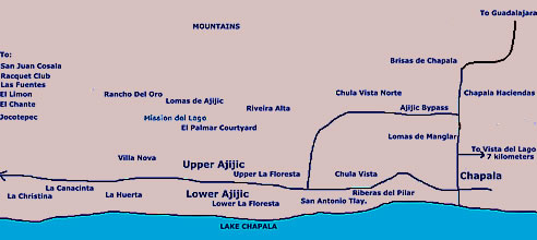map lake chapala